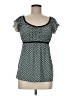 Max Studio Teal Short Sleeve Top Size M - photo 1