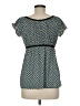 Max Studio Teal Short Sleeve Top Size M - photo 2