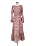 Unbranded 100% Polyester Paisley Brown Casual Dress Size M - photo 1
