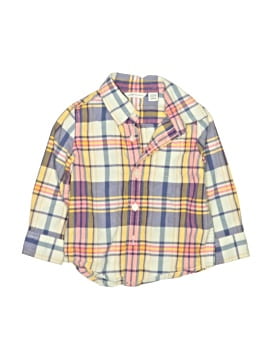 Janie And Jack Long Sleeve Button Down Shirt