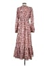 Unbranded 100% Polyester Paisley Brown Casual Dress Size M - photo 2