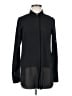 DKNYC 100% Polyester Black Long Sleeve Blouse Size S (estimated) - photo 1