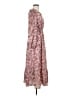 Unbranded 100% Polyester Paisley Brown Casual Dress Size M - photo 4
