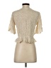 Dee Elly Ivory Short Sleeve Blouse Size S (estimated) - photo 2