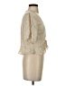 Dee Elly Ivory Short Sleeve Blouse Size S (estimated) - photo 4
