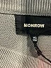Monrow Color Block Gray Pullover Sweater Size XS - photo 7