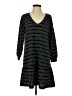 Ann Taylor LOFT Chevron-herringbone Black Casual Dress Size S - photo 1