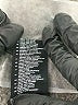 H&M 100% Nylon Black Coat Size 16 - photo 7