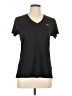 Nike 100% Polyester Black Active T-Shirt Size L - photo 1