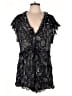 IRO 100% Viscose Paisley Black Romper Size 18S - photo 1