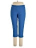 Peck & Peck 100% Spandex Color Block Blue Active Pants Size 14 Petite - photo 1