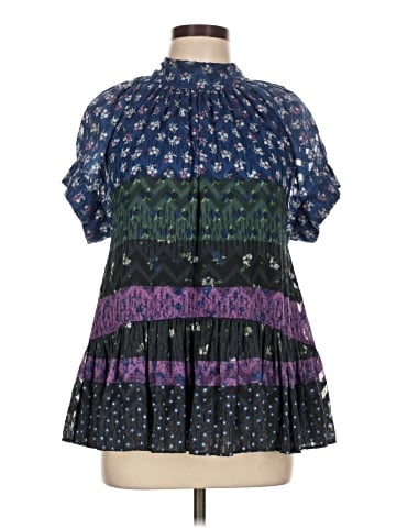 Opening Ceremony Short Sleeve Blouse (view 1)