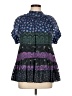 Opening Ceremony Blue Short Sleeve Blouse Size L - photo 1