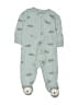 Carter's 100% Cotton Print Blue Long Sleeve Onesie 3-6 MO / 6 MO - photo 1