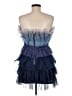 Storia 100% Polyester Blue Cocktail Dress Size M - photo 2