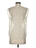 American Eagle Outfitters 100% Polyester Ivory Sleeveless Blouse Size S - photo 2