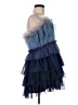 Storia 100% Polyester Blue Cocktail Dress Size M - photo 4