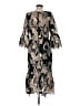 Tracy Reese 100% Polyester Paisley Black Cocktail Dress Size 6 - photo 2