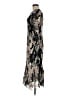 Tracy Reese 100% Polyester Paisley Black Cocktail Dress Size 6 - photo 5