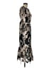 Tracy Reese 100% Polyester Paisley Black Cocktail Dress Size 6 - photo 4