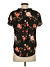 41Hawthorn 100% Polyester Floral Black Short Sleeve Blouse Size S - photo 2