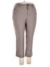 Lee Chevron-herringbone Brown Dress Pants Size 18W Petite - photo 1