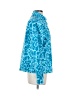 Coldwater Creek 100% Cotton Print Blue Windbreaker Size S - photo 4