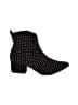 A New Day Polka Dots Black Ankle Boots Size 7 - photo 1