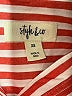 Style&Co Stripes Red Sleeveless Button-Down Shirt Size XS - photo 7