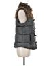 Ruff Hewn 100% Polyester Gray Faux Fur Vest Size M - photo 4