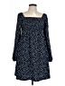 George Polka Dots Blue Casual Dress Size 10 - photo 1