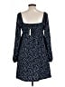 George Polka Dots Blue Casual Dress Size 10 - photo 2