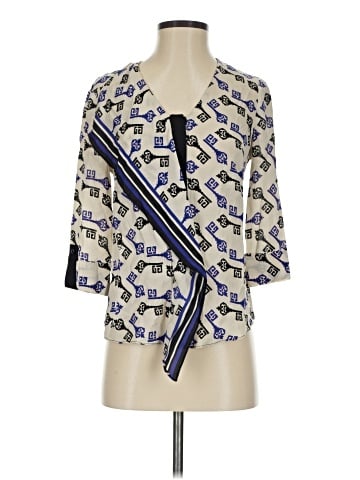 an original MILLY of New York 3/4 Sleeve Silk Top (view 1)