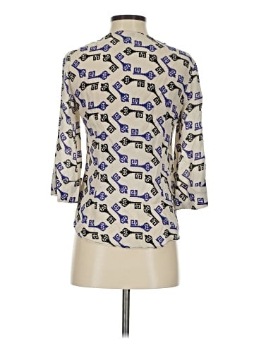 an original MILLY of New York 3/4 Sleeve Silk Top (view 2)