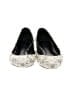 Tory Burch Paisley Ivory Flats Size 7 1/2 - photo 2
