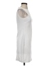 MIHOLL Solid White Casual Dress Size S - photo 4