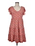 Max Studio Print Orange Casual Dress Size M - photo 1