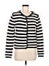 MNG 100% Acrylic Stripes Ivory Jacket Size M - photo 1