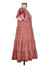 Max Studio Print Orange Casual Dress Size M - photo 4