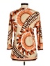 Rafaella 100% Polyester Orange Kimono Size M - photo 2