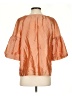 Talbots Orange 3/4 Sleeve Silk Top Size S - photo 2