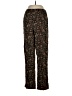 Coldwater Creek 100% Rayon Floral Brown Black Casual Pants Size S - photo 1