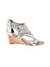 Donald J Pliner Silver Wedges Size 9 - photo 1