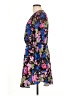 Bar III 100% Polyester Floral Blue Casual Dress Size L - photo 5