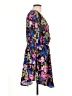 Bar III 100% Polyester Floral Blue Casual Dress Size L - photo 4