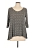 J.Jill Gray 3/4 Sleeve Blouse Size Med Petite - photo 1