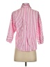 Modern Works Stripes Pink 3/4 Sleeve Blouse Size XS - photo 2