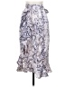 Missguided 100% Polyester Paisley Silver Casual Skirt Size 0 Petite - photo 1