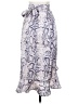 Missguided 100% Polyester Paisley Silver Casual Skirt Size 0 Petite - photo 2