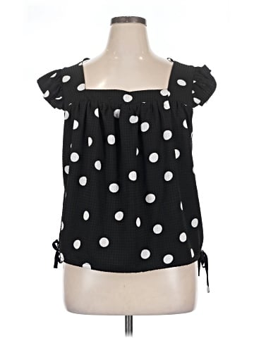 Scoop Short Sleeve Blouse (view 1)